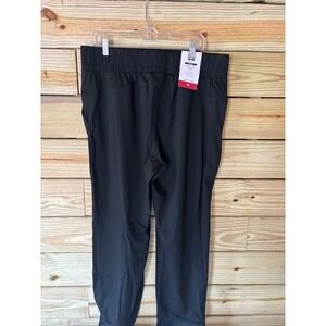 Member's Mark Womens Travel Wide Leg Pant Black Comfort Waistband XL NWT